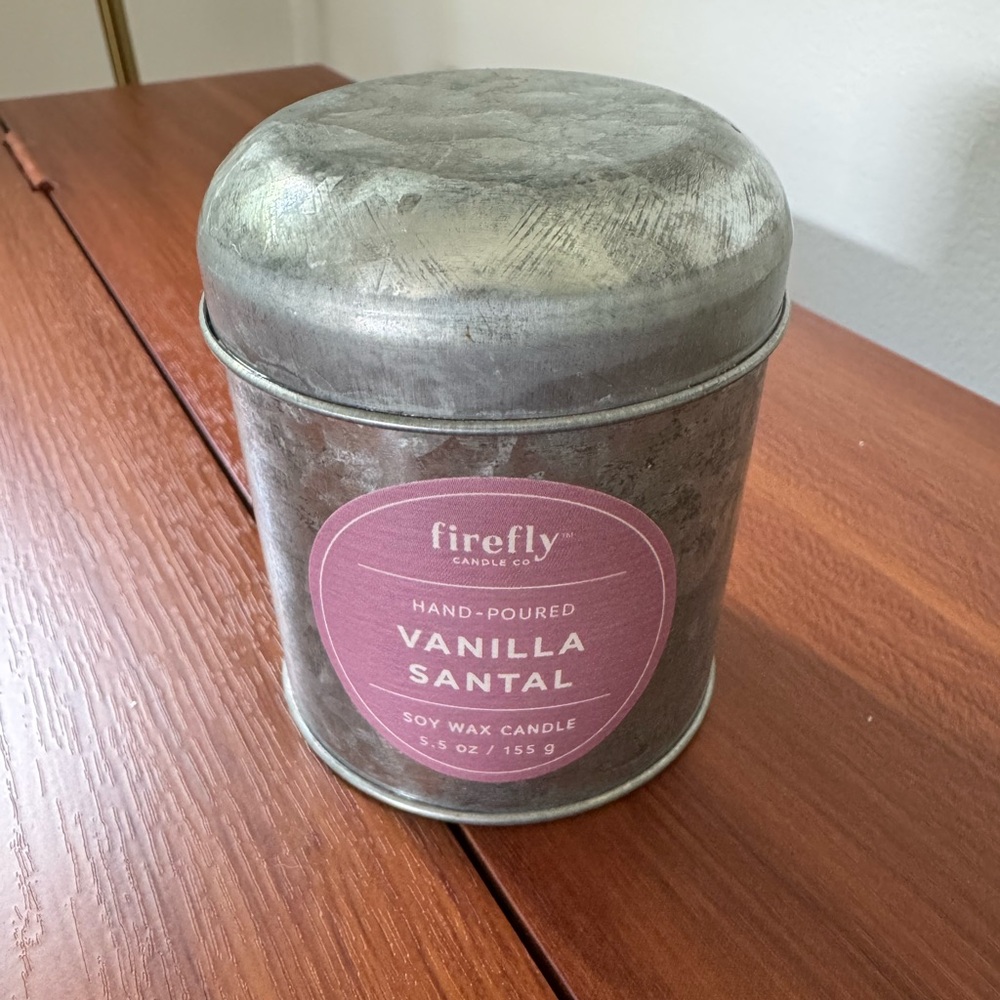 Firefly Vanilla Santal Soy Wax Candle - 5.5oz